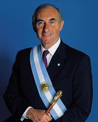 Fernando de la Rúa, presidente de Argentina