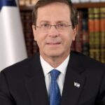 Retrato de Isaac Herzog, presidente de Israel, en 2021