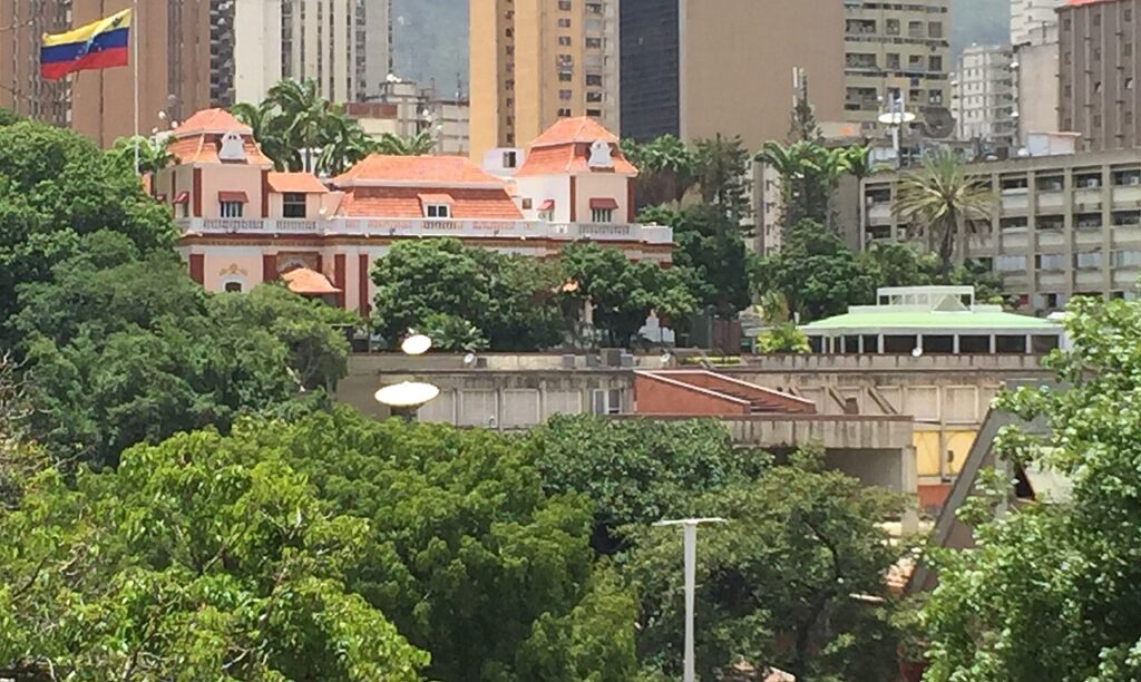 Palacio de Miraflores, sede de la Presidencia de Venezuela, en Caracas