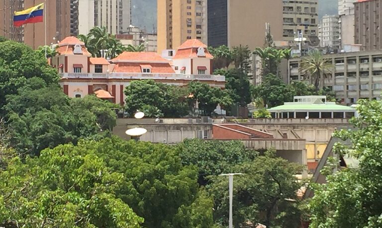Palacio de Miraflores, sede de la Presidencia de Venezuela, en Caracas